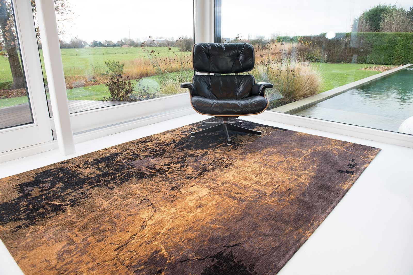 teppich Louis De Poortere LX8618 Mad Men Cracks Deep Mine interior