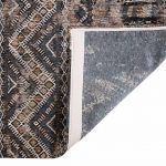 Louis De Poortere teppich LX 9113 Antiquarian Kilim Black Rabat back