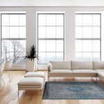 teppich Louis De Poortere LX 8255 Fading World Medaillon Grey Turquoise interior