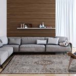 teppich Louis De Poortere LX 8257 Fading World Medaillon Grey Ebony interior