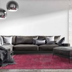 teppich Louis De Poortere LX 8260 Fading World Medaillon Scarlet interior