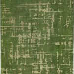 Louis De Poortere teppich LX 9202 Structures Baobab Perrier Green
