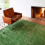 Louis De Poortere teppich LX 9202 Structures Baobab Perrier Green interior 3