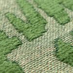 Louis De Poortere teppich LX 9202 Structures Baobab Perrier Green zoom 2