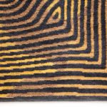 Louis De Poortere teppich LX 9227 Meditation Coral Black Gold corner