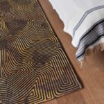 Louis De Poortere teppich LX 9227 Meditation Coral Black Gold interior 2