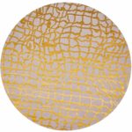 Louis De Poortere 9205 Mad Men Dedalo Yellow Scarab round