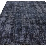 Asiatic Kuza abstract navy rug 1