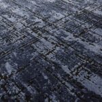 Asiatic Kuza abstract navy rug 4