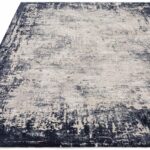 Asiatic Kuza border navy rug 1