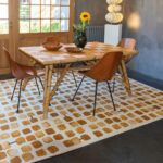 Louis De Poortere teppich Craft Cobblestone 9346 Peach Party interior 2