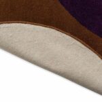 Orla Kiely Flower Spot Chestnut Violet 158401 F