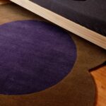 Orla Kiely Flower Spot Chestnut Violet 158401 interior 1