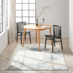 Calvin Klein Teppich Enchanting CK005 ECH01 IVGBL IVORY GREY BLUE 5X7 099446869661 interior 3