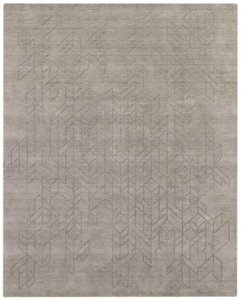 Nourison Teppich Alessia ALE01 GREY 8x10 099446901750