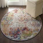 Nourison Teppich Ankara Global ANR06 IVORG 4xRND 099446457202 interior 1 C