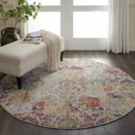 Nourison Teppich Ankara Global ANR06 IVORG 6xRND 099446457233 interior 1 C