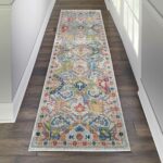 Nourison Teppich Ankara Global ANR12 GRYMT GREY MULTI 2x6 099446498151 interior 1 C