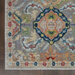 Nourison Teppich Ankara Global ANR12 GRYMT GREY MULTI 5x8 099446498205 CR C
