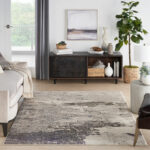 Nourison Teppich Celestial CES02 IVGRY IVORY GREY 5x7 099446149107 interior 3