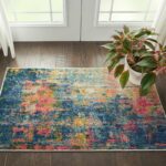 Nourison Teppich Celestial CES09 BLYEL BLUE YELLOW 2X4 099446482686 interior 1