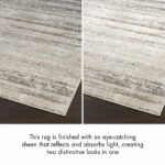 Nourison Teppich Glitz GLZ10 CRMGY CREAM GREY 5x7 099446904058 LIGHT DARK TX03