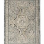 Nourison Teppich Lynx LNX01 IVCHA IVORY CHARCOAL 5x8 099446082619