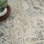 Nourison Teppich Lynx LNX01 IVCHA IVORY CHARCOAL 5x8 099446082619 interior 2