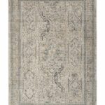 Nourison Teppich Lynx LNX01 IVGBL IVORY GREY BLUE 5x8 099446082169