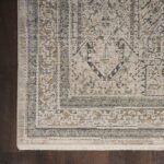 Nourison Teppich Lynx LNX01 IVGBL IVORY GREY BLUE 5x8 099446082169 CR
