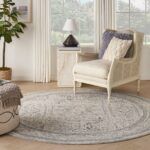 Nourison Teppich Lynx LNX01 IVGBL IVORY GREY BLUE 8xRND 099446082190 interior 3