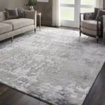 Nourison Teppich Prismatic PRS12 SILGY 10x14 099446141842 interior 3 REVERSE