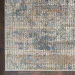 Nourison Teppich Quarry QUA02 BLBGE BLUE BEIGE 5x7 099446746207 CR