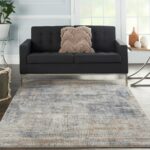 Nourison Teppich Quarry QUA02 BLBGE BLUE BEIGE 5x7 099446746207 interior 1