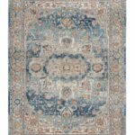 Nourison Teppich Quarry QUA11 IVBLU IVORY BLUE 5X7 099446819864