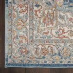 Nourison Teppich Quarry QUA11 IVBLU IVORY BLUE 5X7 099446819864 CR