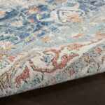 Nourison Teppich Quarry QUA11 IVBLU IVORY BLUE 5X7 099446819864 TX01