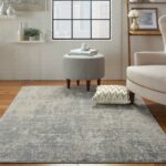 Nourison Teppich Rustic Textures RUS01 IVSIL IVORY SILVER 5X7 099446476135 interior 1 C