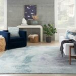 Nourison Teppich Silk Shadows SHA22 BLUGN BLUE GREEN 8X10 099446020659 interior 3