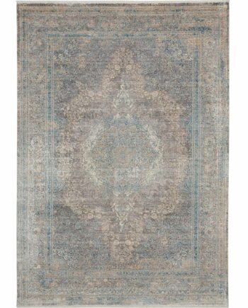 Nourison Teppich Starry Nights STN06 CRMBL CREAM BLUE 5x7 099446745583