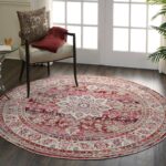 Nourison Teppich Vintage Kashan VKA01 RED 6xRND 099446455222 interior 3 C