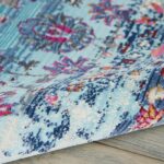 Nourison Teppich Vintage Kashan VKA02 BLUE 5x7 099446455345 TX01