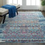 Nourison Teppich Vintage Kashan VKA02 BLUE 5x8 099446456236 interior 1 C