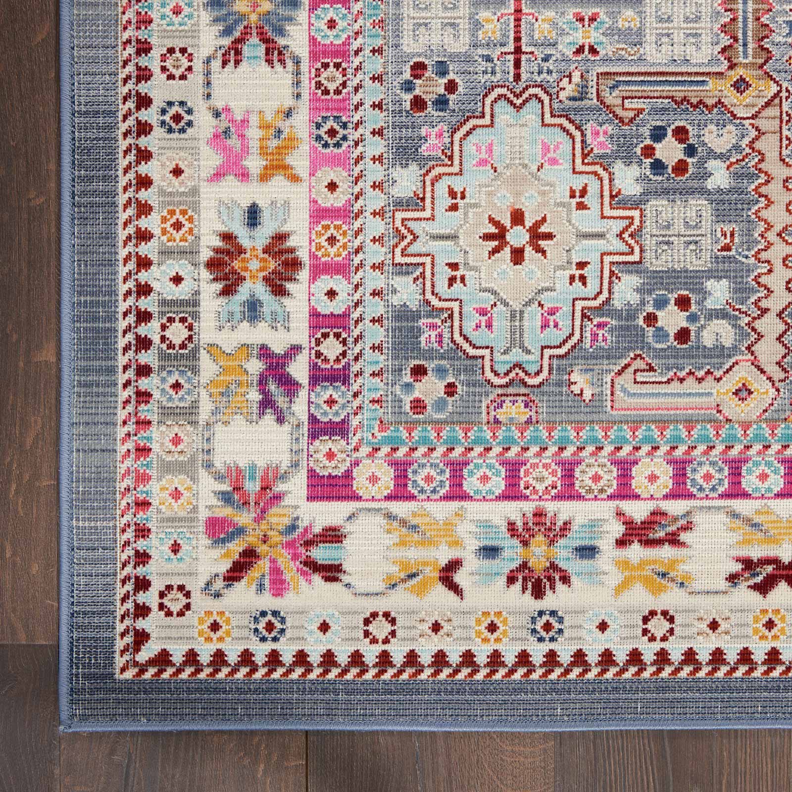 Nourison Teppich Vintage Kashan VKA05 GYMTC GREY MULTICOLOR 5X8 099446811837 CR