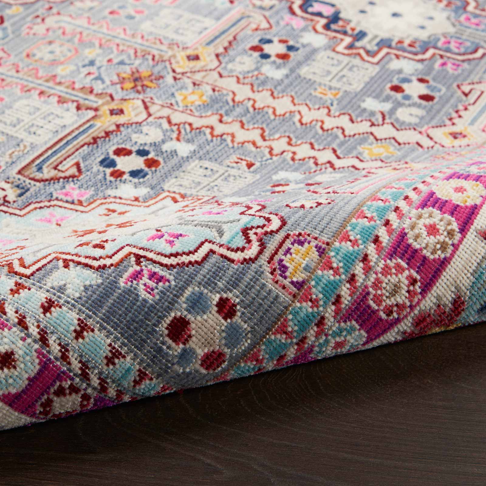 Nourison Teppich Vintage Kashan VKA05 GYMTC GREY MULTICOLOR 5X8 099446811837 TX01