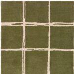 Asiatic Teppich Albany Grid Olive 2