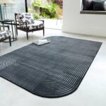 Asiatic Teppich Kuza Shape Black Charcoal interior square