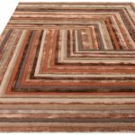 Asiatic Teppich Matrix 80 Network Terracotta 1
