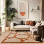 Asiatic Teppich Metro Rust interior square