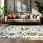 Louis De Poortere teppich Antiquarian Suzani 9732 Slavia Ambiance